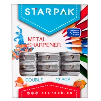 3. STARPAK Temperówka Szkolna Metalowa 2 Ostrza 413981